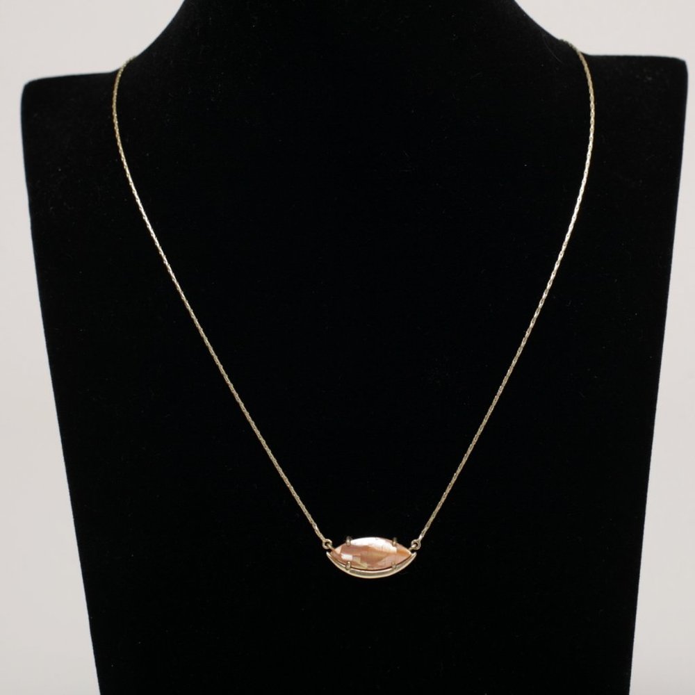 Kendra Scott Gold-Plate Adjustable Slider Chain Necklace with Stone and …